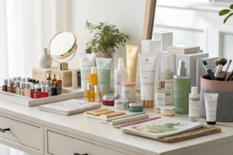 skincare product collection