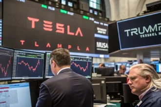 tesla market value