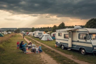 east german campers gather