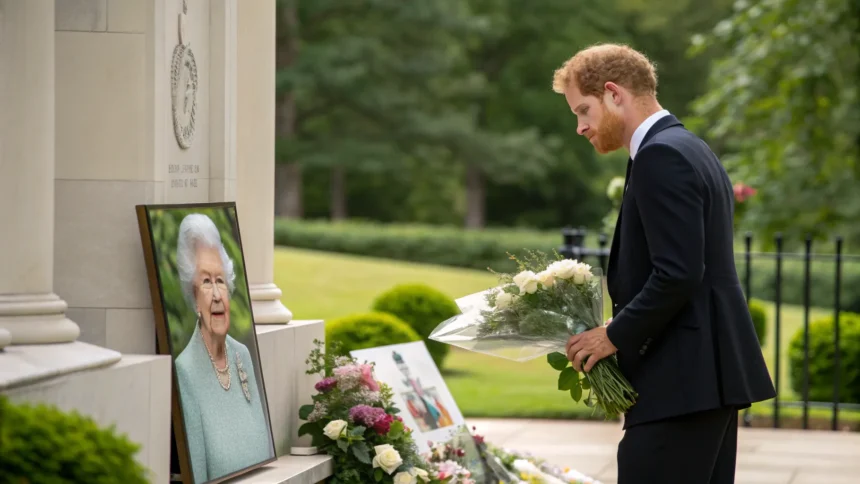 harry begins uk tour visit queen